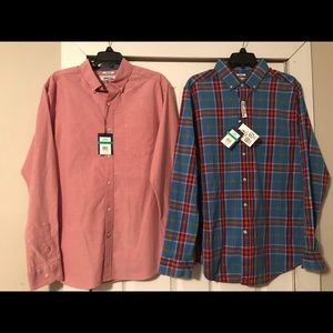 SOLD: TWO INDIVIDUAL Men’s Crown&Ivy button downs